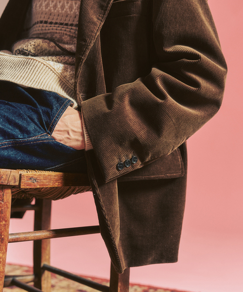 417 EDIFICE（フォーワンセブンエディフィス）の「【MOONLIGHT CLOTHING】Corduroy コーデュロイジャケット（テーラードジャケット・メンズ・ブラウン・38/40/42）」の11枚目の写真