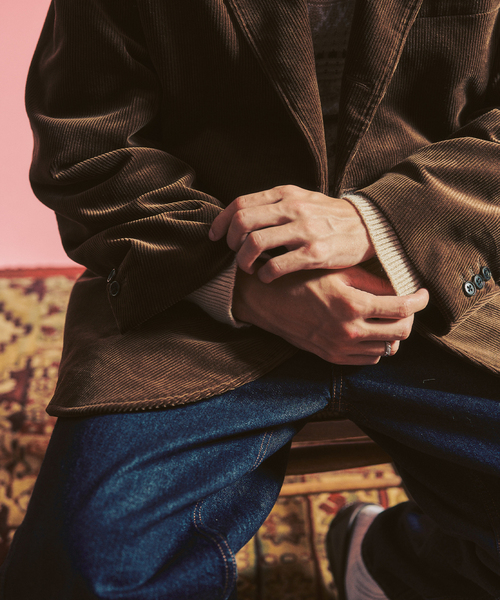 417 EDIFICE（フォーワンセブンエディフィス）の「【MOONLIGHT CLOTHING】Corduroy コーデュロイジャケット（テーラードジャケット・メンズ・ブラウン・38/40/42）」の13枚目の写真