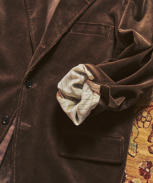 417 EDIFICE（フォーワンセブンエディフィス）の「【MOONLIGHT CLOTHING】Corduroy コーデュロイジャケット（テーラードジャケット・メンズ・ブラウン・38/40/42）」の17枚目の写真