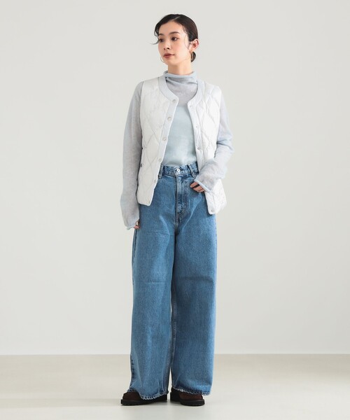 TATRAS（タトラス）の「【WEB限定】TATRAS / KAVALA ダウンベスト（ダウンベスト・レディース・ライトグレー/ブラック・1/2）」の3枚目の写真