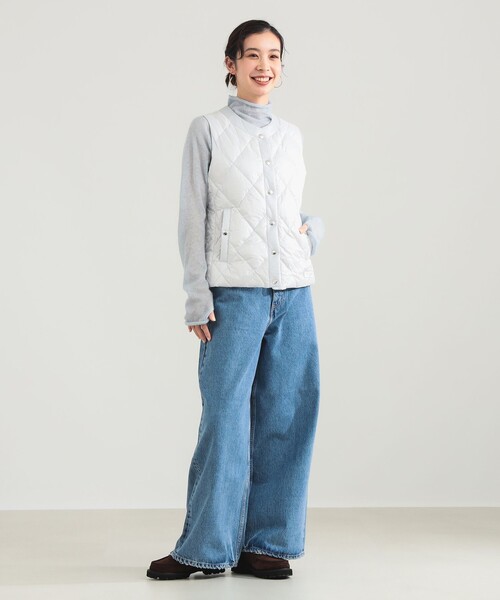 TATRAS（タトラス）の「【WEB限定】TATRAS / KAVALA ダウンベスト（ダウンベスト・レディース・ライトグレー/ブラック・1/2）」の4枚目の写真