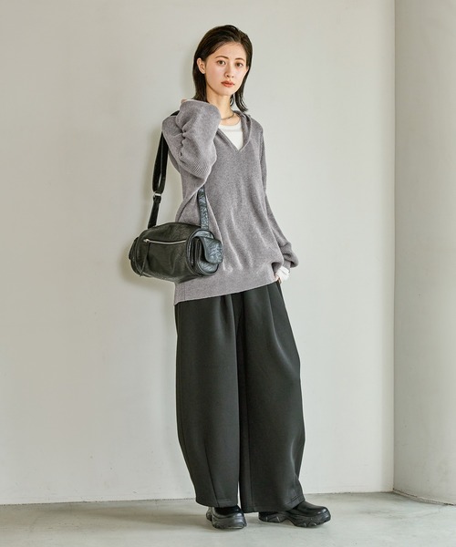 LAKOLE（ラコレ）の「アソートZIPバレルワンショルダーバッグ / 604685（ショルダーバッグ・レディース・ブラック/ライトブルー/オフホワイト・FREE）」の19枚目の写真