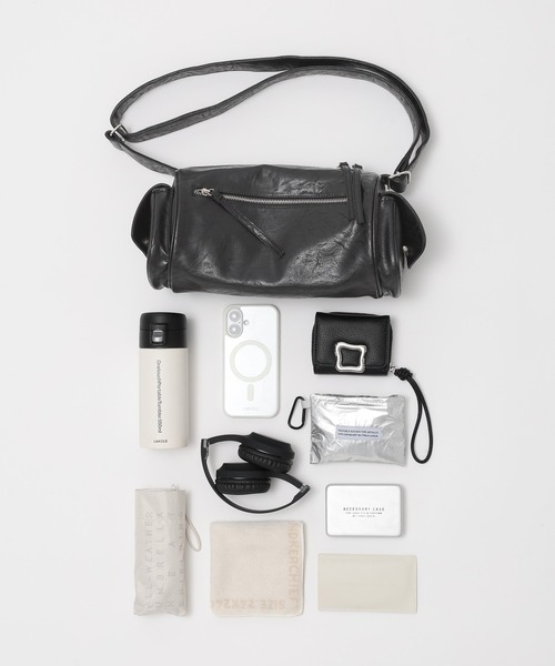 LAKOLE（ラコレ）の「アソートZIPバレルワンショルダーバッグ / 604685（ショルダーバッグ・レディース・ブラック/ライトブルー/オフホワイト・FREE）」の22枚目の写真