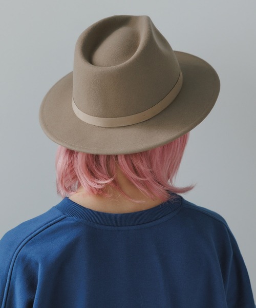 BRIXTON/ブリクストン MESSER PACKABLE FEDORAスナップブリム ウール