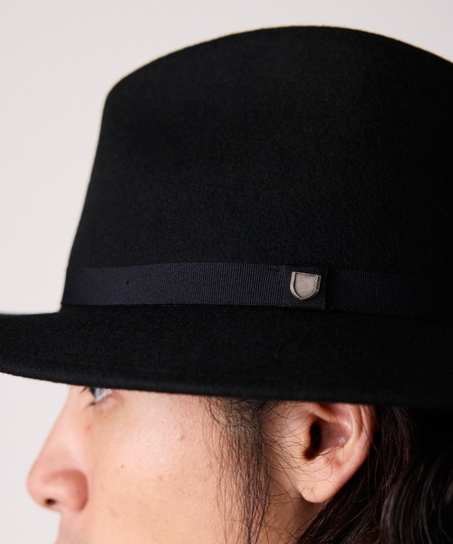 BRIXTON/ブリクストン MESSER PACKABLE FEDORAスナップブリム ウール