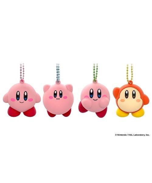 Hamee(ハミィ)の「星のカービィ ぷっくりラバーマスコット(キーホルダー・レディース・ピンク系その他2/ピンク系その他3/ピンク系その他4/オレンジ系その他2・FREE)」の6枚目の写真