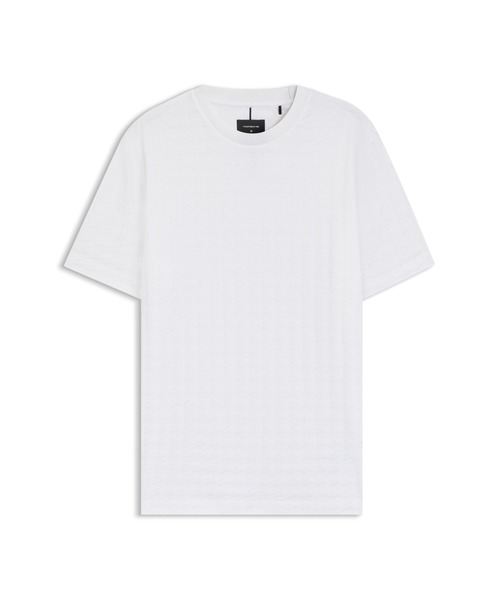 BOSS(ボス)の「Porsche x BOSS ハウンドトゥースパターン Tシャツ シルケットコットン(Tシャツ/カットソー・メンズ・ホワイト/ブラック・M/L/XL/XXL/XXXL/S)」の6枚目の写真