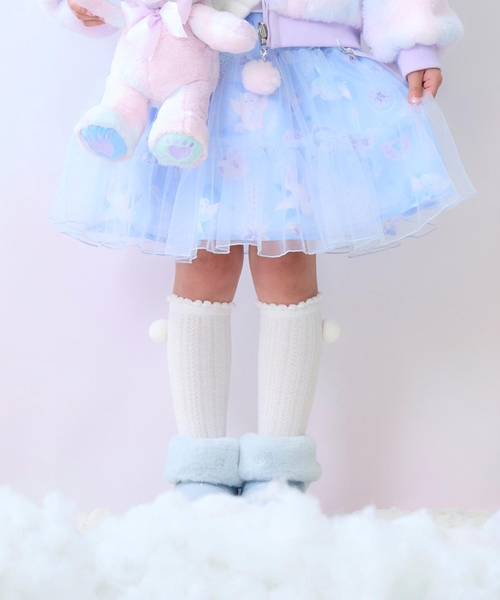 セール】マジカル柄チュールスカート（スカート）｜mezzo piano