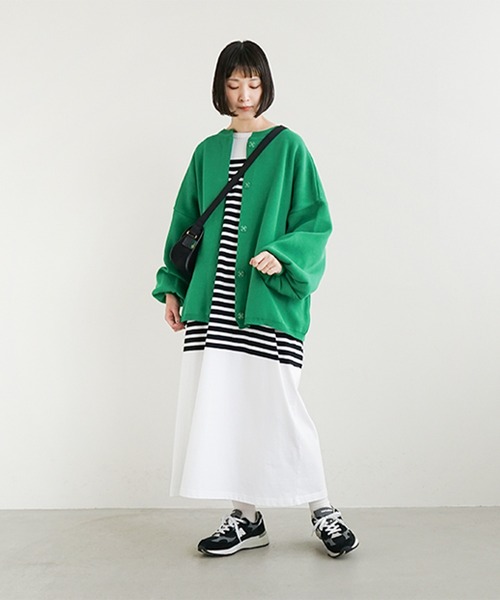 ウエハースニットワイドカーディガン（カーディガン/ボレロ