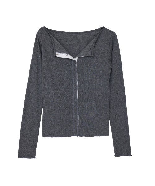 ELCHELE(エルチェレ)の「MELLOW BtoF BOAT NECK TOP(Tシャツ/カットソー・レディース・ライトブルー/オフホワイト/グレー・FREE)」の17枚目の写真