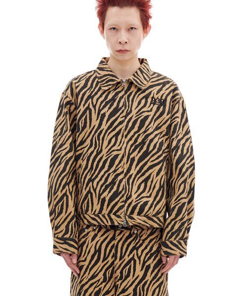 ARCHIVE BOLD(アーカイブボールド)の「ZEBRA TWILL JACKET (BROWN)(デニムジャケット・メンズ・その他・LARGE/MEDIUM)」の1枚目の写真