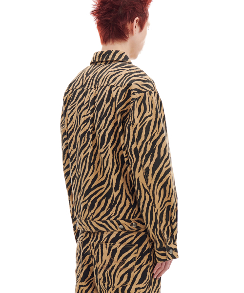 ARCHIVE BOLD(アーカイブボールド)の「ZEBRA TWILL JACKET (BROWN)(デニムジャケット・メンズ・その他・LARGE/MEDIUM)」の3枚目の写真