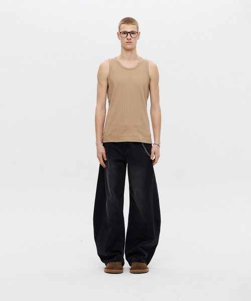 DNSR(ディーエヌエスアール)の「ベーシックスリーブレスモカ(Tシャツ/カットソー・メンズ・その他・SMALL/MEDIUM/LARGE)」の2枚目の写真