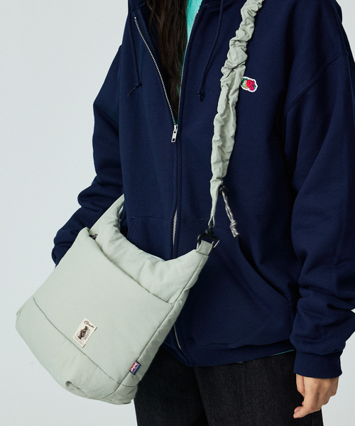 COBMASTER（コブマスター）の「【COBMASTER/コブマスター】PADDED-MUFFIN SEAGUL SHOULDER/パデットバッグ/ユニセックス【WEB限定】（ショルダーバッグ・メンズ・ブルー/ブラック/オレンジ/イエロー/ライトベージュ・フリー）」の8枚目の写真