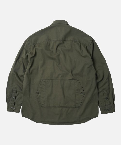 FRIZMWORKS(フリズムワークス)の「TWILL UTILITY POCKET SHIRT JACKET _ OLIVE(シャツ/ブラウス・メンズ・その他・MEDIUM/LARGE/X-LARGE)」の2枚目の写真