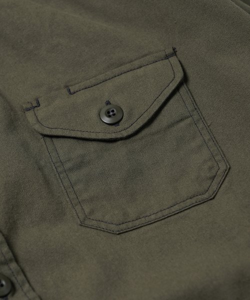 FRIZMWORKS(フリズムワークス)の「TWILL UTILITY POCKET SHIRT JACKET _ OLIVE(シャツ/ブラウス・メンズ・その他・MEDIUM/LARGE/X-LARGE)」の4枚目の写真