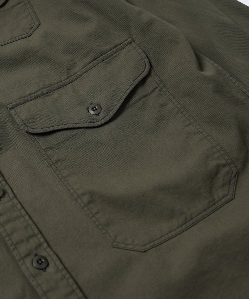 FRIZMWORKS(フリズムワークス)の「TWILL UTILITY POCKET SHIRT JACKET _ OLIVE(シャツ/ブラウス・メンズ・その他・MEDIUM/LARGE/X-LARGE)」の7枚目の写真