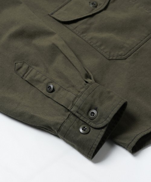 FRIZMWORKS(フリズムワークス)の「TWILL UTILITY POCKET SHIRT JACKET _ OLIVE(シャツ/ブラウス・メンズ・その他・MEDIUM/LARGE/X-LARGE)」の8枚目の写真