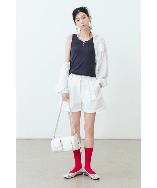 TTUDEMENT(トュードメント)の「PINTUCK SHORTS WHITE(その他パンツ・レディース・その他・SMALL/MEDIUM)」の9枚目の写真