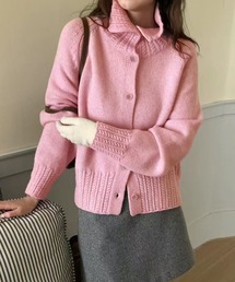 襟付きニット」に該当するピンク/桃色系のファッション通販 - ZOZOTOWN