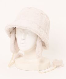 BARELY BLUE（ベアリーブルー）の「【 BARELY BLUE / ベアリーブルー 】 ファー イヤー フラップ バケットハット（ハット・メンズ）」