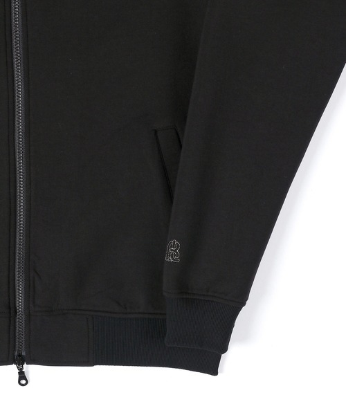 The DUFFER of ST.GEORGE(ザダファーオブセントジョージ)の「〔BLACK LABEL〕"SORONA" STAND ZIP TOPS:セットアップ ダンボールニット スタンド ジップトップス(その他トップス・メンズ・ライトグレー/グレー/ブラック・X-LARGE/LARGE/MEDIUM/SMALL)」の20枚目の写真