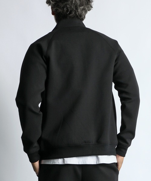 The DUFFER of ST.GEORGE(ザダファーオブセントジョージ)の「〔BLACK LABEL〕"SORONA" STAND ZIP TOPS:セットアップ ダンボールニット スタンド ジップトップス(その他トップス・メンズ・ライトグレー/グレー/ブラック・X-LARGE/LARGE/MEDIUM/SMALL)」の10枚目の写真