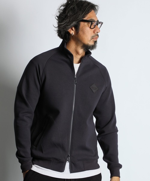 The DUFFER of ST.GEORGE(ザダファーオブセントジョージ)の「〔BLACK LABEL〕"SORONA" STAND ZIP TOPS:セットアップ ダンボールニット スタンド ジップトップス(その他トップス・メンズ・ライトグレー/グレー/ブラック・X-LARGE/LARGE/MEDIUM/SMALL)」の7枚目の写真