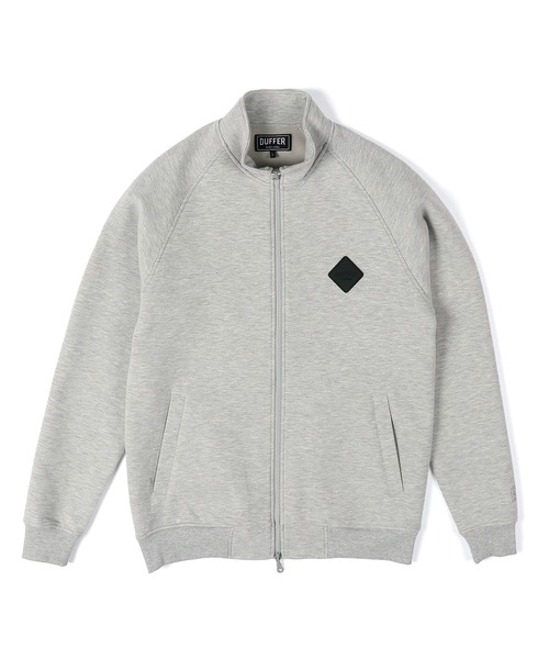 The DUFFER of ST.GEORGE(ザダファーオブセントジョージ)の「〔BLACK LABEL〕"SORONA" STAND ZIP TOPS:セットアップ ダンボールニット スタンド ジップトップス(その他トップス・メンズ・ライトグレー/グレー/ブラック・X-LARGE/LARGE/MEDIUM/SMALL)」の4枚目の写真