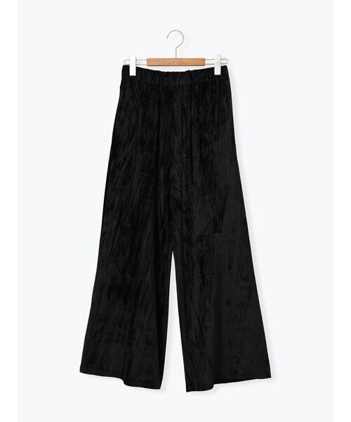 Lugnoncure（ルノンキュール）の「クラッシュベロアイージーパンツ（その他パンツ・レディース・ブラック/モカ/キナリ・F）」の17枚目の写真