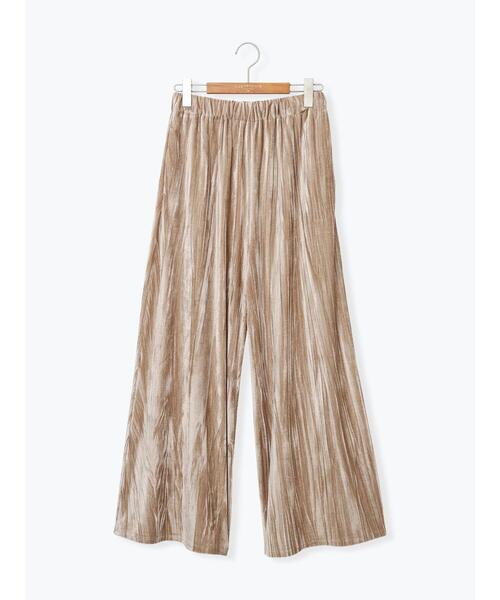 Lugnoncure（ルノンキュール）の「クラッシュベロアイージーパンツ（その他パンツ・レディース・ブラック/モカ/キナリ・F）」の18枚目の写真