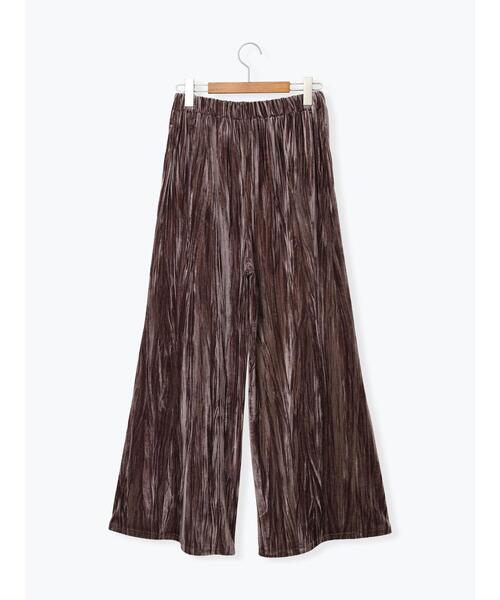 Lugnoncure（ルノンキュール）の「クラッシュベロアイージーパンツ（その他パンツ・レディース・ブラック/モカ/キナリ・F）」の20枚目の写真