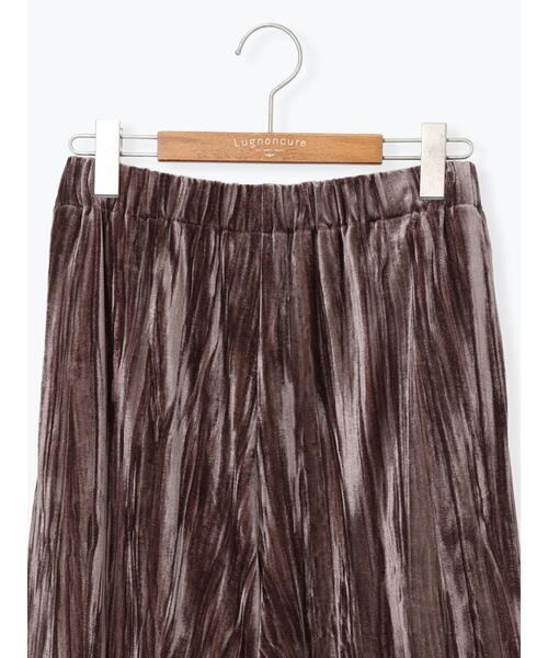 Lugnoncure（ルノンキュール）の「クラッシュベロアイージーパンツ（その他パンツ・レディース・ブラック/モカ/キナリ・F）」の21枚目の写真