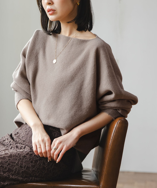 追加3》ファインウールドルマンプルオーバー（ニット/セーター