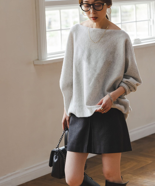 追加3》ファインウールドルマンプルオーバー（ニット/セーター