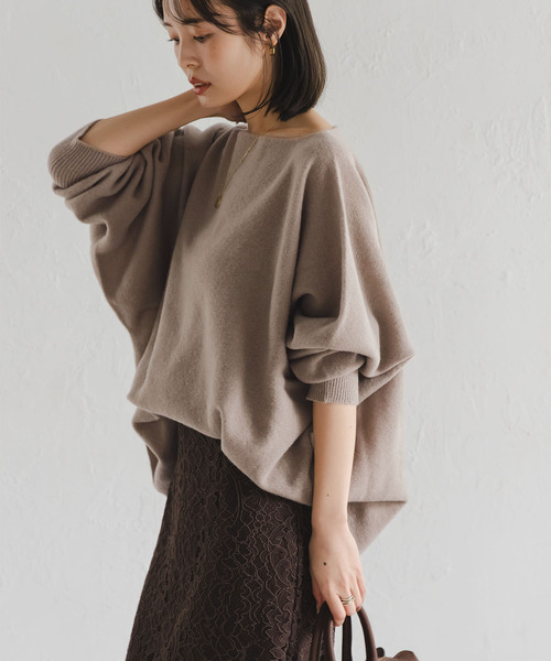 追加3》ファインウールドルマンプルオーバー（ニット/セーター