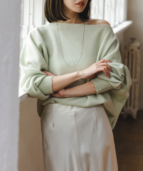 追加3》ファインウールドルマンプルオーバー（ニット/セーター