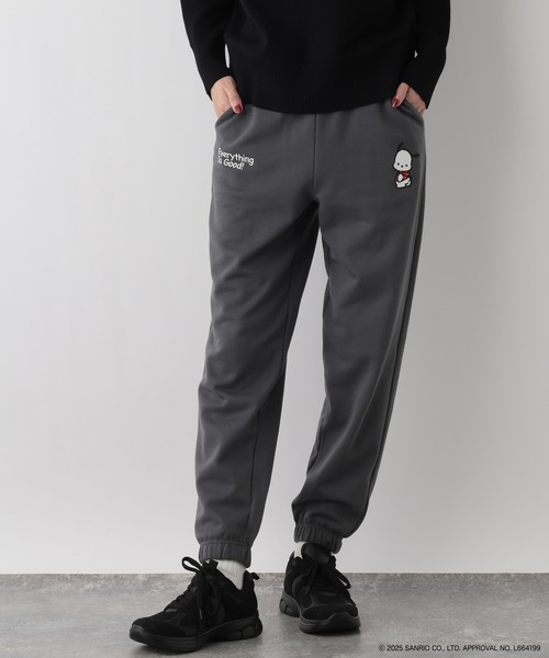 FOUND GOOD（ファウンドグッド）の「【サンリオキャラクターズ】裏毛パンツ/31045190（その他パンツ・レディース・グレー系5/アイボリー/グレー系/ホワイト系7/グレー系8/グレー系6・L/M/S）」の2枚目の写真