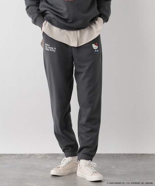 FOUND GOOD（ファウンドグッド）の「【サンリオキャラクターズ】裏毛パンツ/31045190（その他パンツ・レディース・グレー系5/アイボリー/グレー系/ホワイト系7/グレー系8/グレー系6・L/M/S）」の5枚目の写真