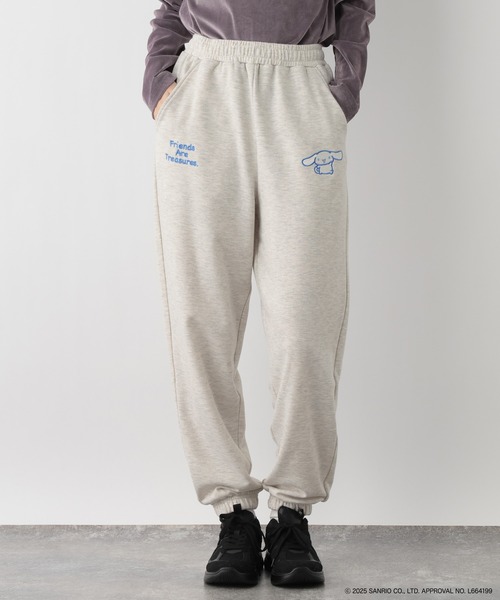 FOUND GOOD（ファウンドグッド）の「【サンリオキャラクターズ】裏毛パンツ/31045190（その他パンツ・レディース・グレー系5/アイボリー/グレー系/ホワイト系7/グレー系8/グレー系6・L/M/S）」の6枚目の写真