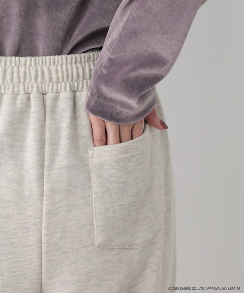 FOUND GOOD（ファウンドグッド）の「【サンリオキャラクターズ】裏毛パンツ/31045190（その他パンツ・レディース・グレー系5/アイボリー/グレー系/ホワイト系7/グレー系8/グレー系6・L/M/S）」の13枚目の写真