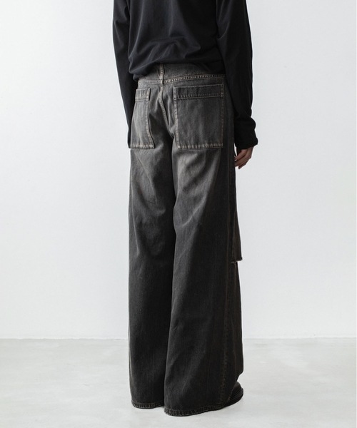 VEIN (ヴェイン)の「11OZ デニム カットオフ バギージーンズ/ 11OZ DENIM CUT OFF BAGGY JEANS(デニムパンツ・メンズ・ライトインディゴブルー/ブラック・3/1/2)」の20枚目の写真