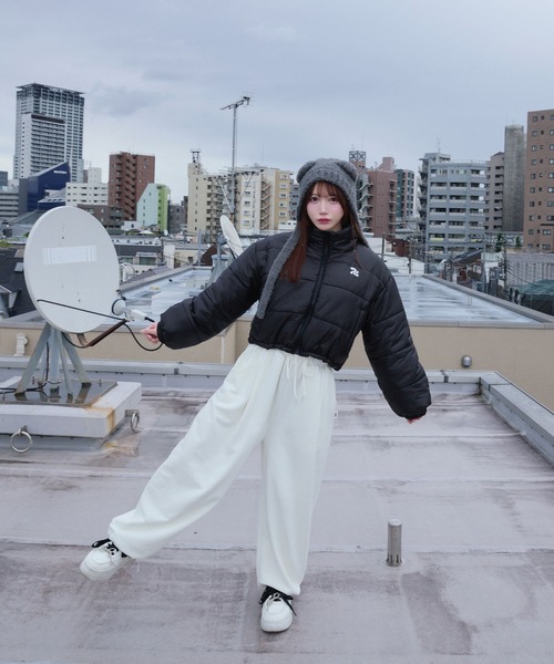 rumnel:(ルムネル)の「ハートキルティングショートジャケット / heart quilting short jacket(ブルゾン・レディース・ブラック/シルバー・FREE)」の16枚目の写真