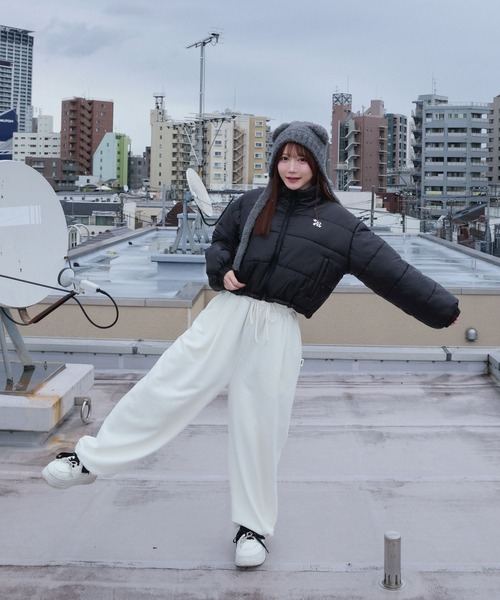 rumnel:(ルムネル)の「ハートキルティングショートジャケット / heart quilting short jacket(ブルゾン・レディース・ブラック/シルバー・FREE)」の17枚目の写真