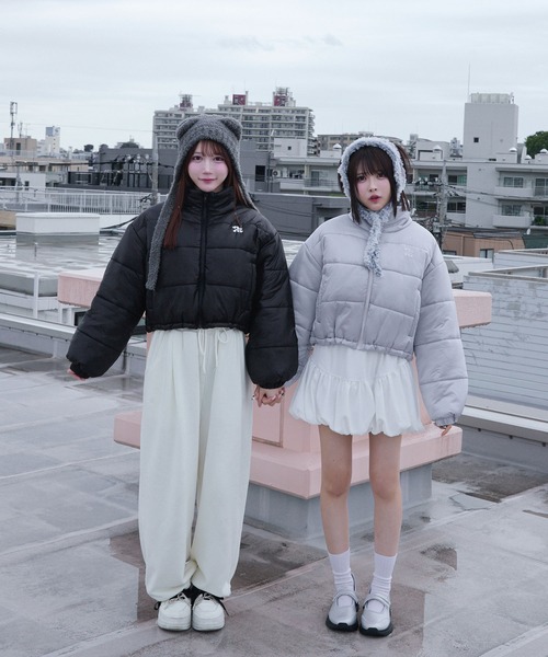 rumnel:(ルムネル)の「ハートキルティングショートジャケット / heart quilting short jacket(ブルゾン・レディース・ブラック/シルバー・FREE)」の20枚目の写真