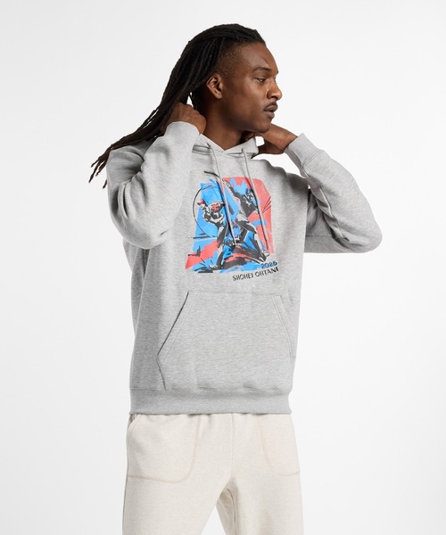 NEW BALANCE(ニューバランス)の「大谷翔平 グラフィックフーディ”Two Swords”(パーカー・メンズ・ブラック/グレー・SMALL/MEDIUM/LARGE/X-LARGE/XX-LARGE)」の2枚目の写真