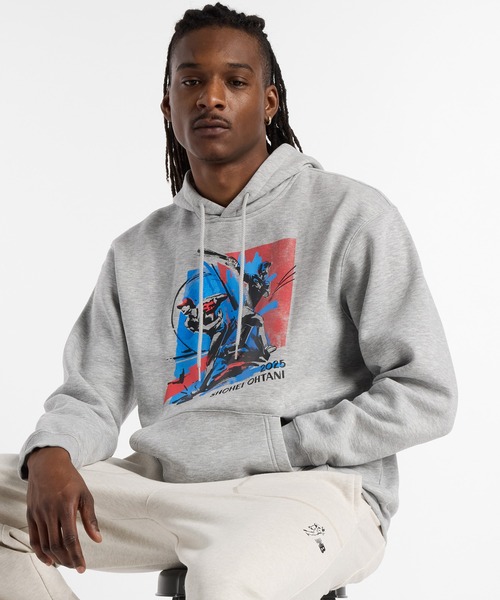NEW BALANCE(ニューバランス)の「大谷翔平 グラフィックフーディ”Two Swords”(パーカー・メンズ・ブラック/グレー・SMALL/MEDIUM/LARGE/X-LARGE/XX-LARGE)」の18枚目の写真