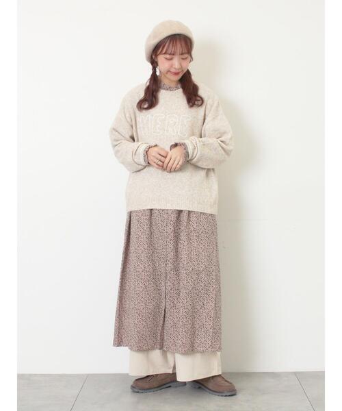 Samansa Mos2（サマンサ モスモス）の「[帯電防止裏地]裾切替バルーンパンツ《M/Lサイズ》（その他パンツ・レディース・ベージュ/ネイビー/キナリ・M/L）」の13枚目の写真