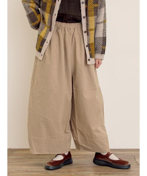 Samansa Mos2（サマンサ モスモス）の「[帯電防止裏地]裾切替バルーンパンツ《M/Lサイズ》（その他パンツ・レディース・ベージュ/ネイビー/キナリ・M/L）」の19枚目の写真