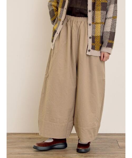 Samansa Mos2（サマンサ モスモス）の「[帯電防止裏地]裾切替バルーンパンツ《M/Lサイズ》（その他パンツ・レディース・ベージュ/ネイビー/キナリ・M/L）」の20枚目の写真